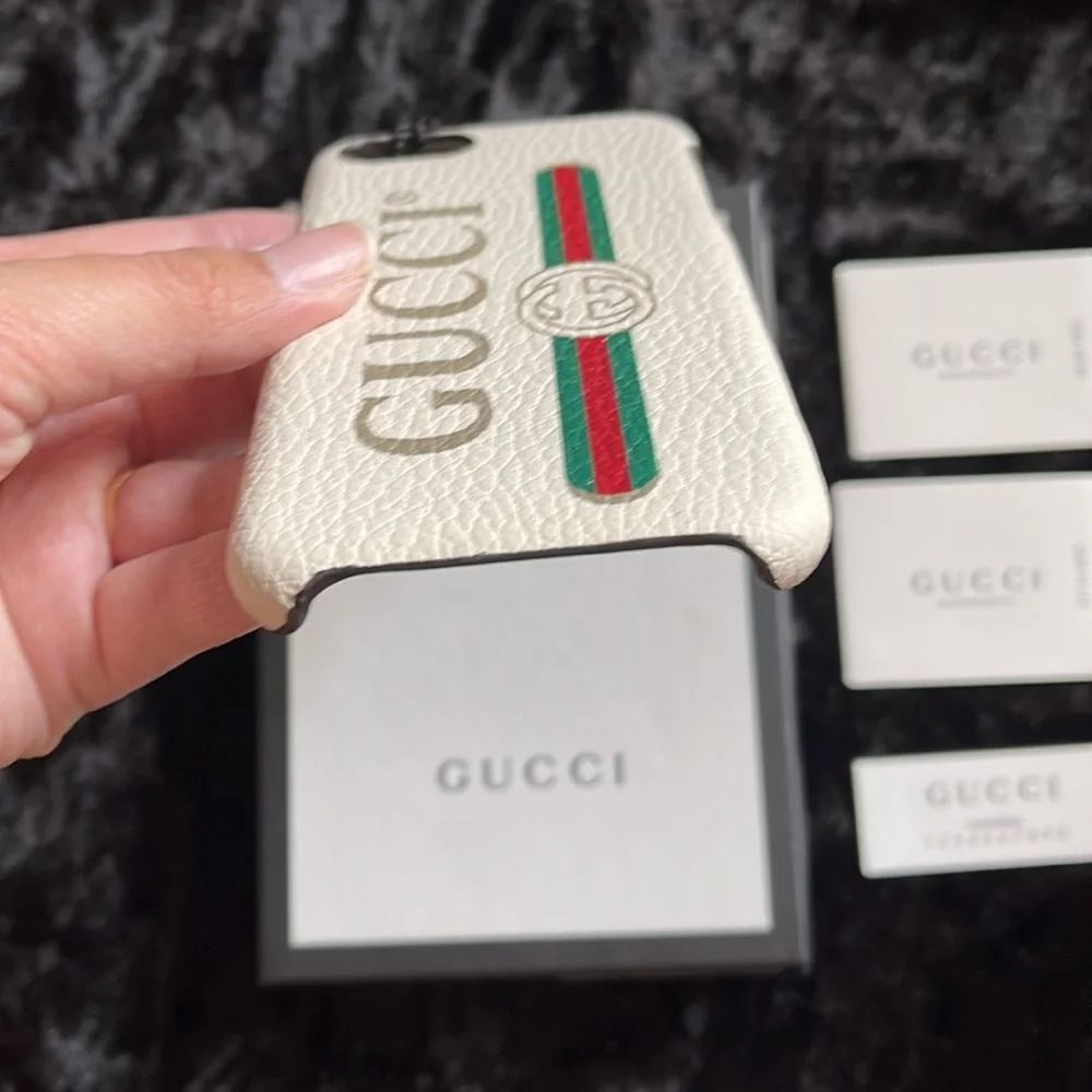 GUCCI iPhone 7 / 8 Print Phone Case Authentic